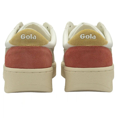 Gola Classics Women's Grandslam Trident Sneakers - White/Bone/Flax