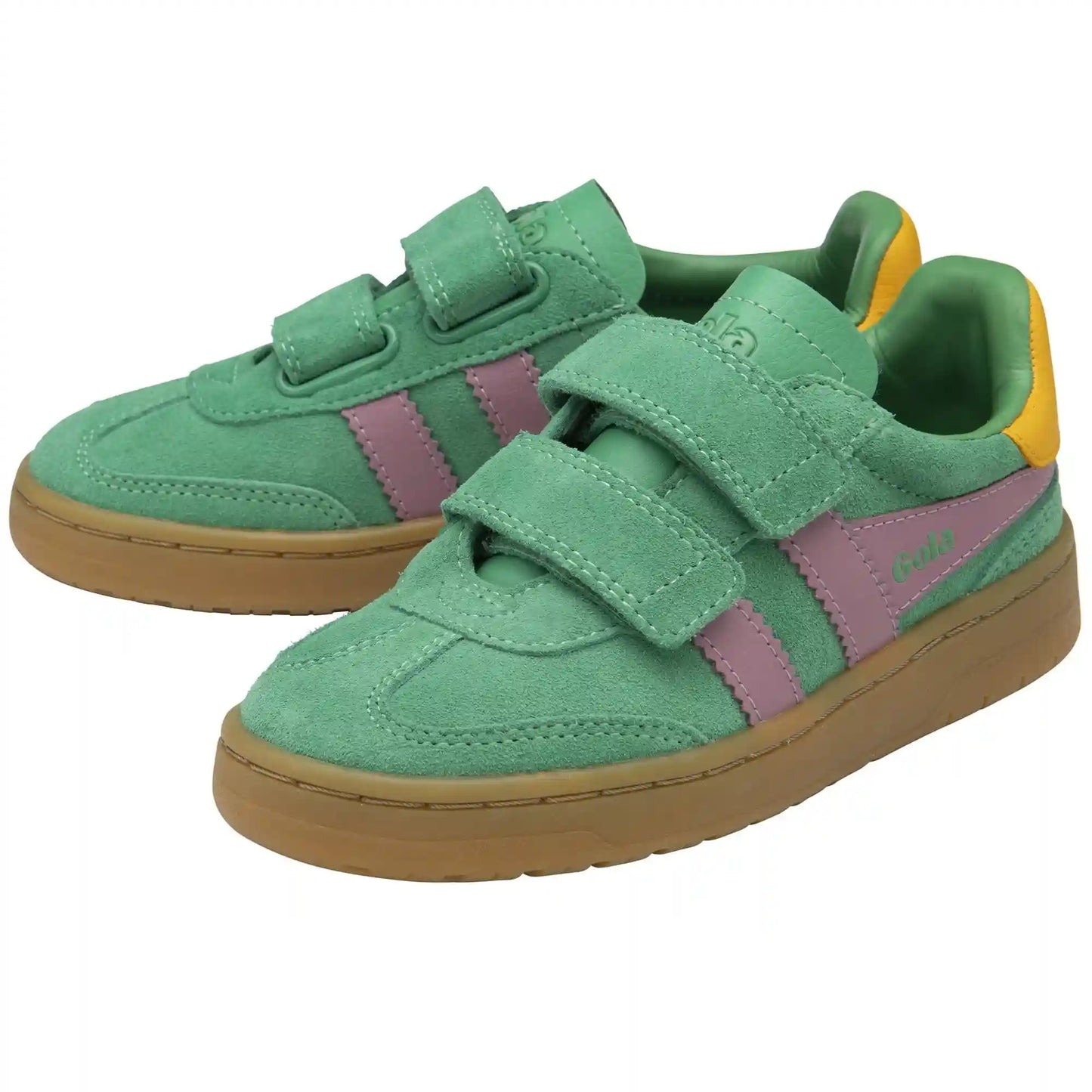 Gola Classics Kids' Viper Strap Sneakers - Jade/Candy/Sun/Gum