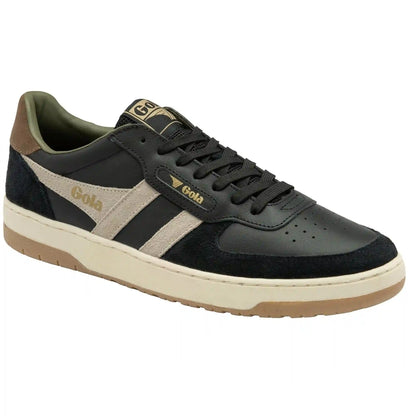 Gola Classics Men's Hawk Sneakers - Black/Feather Grey/Otter