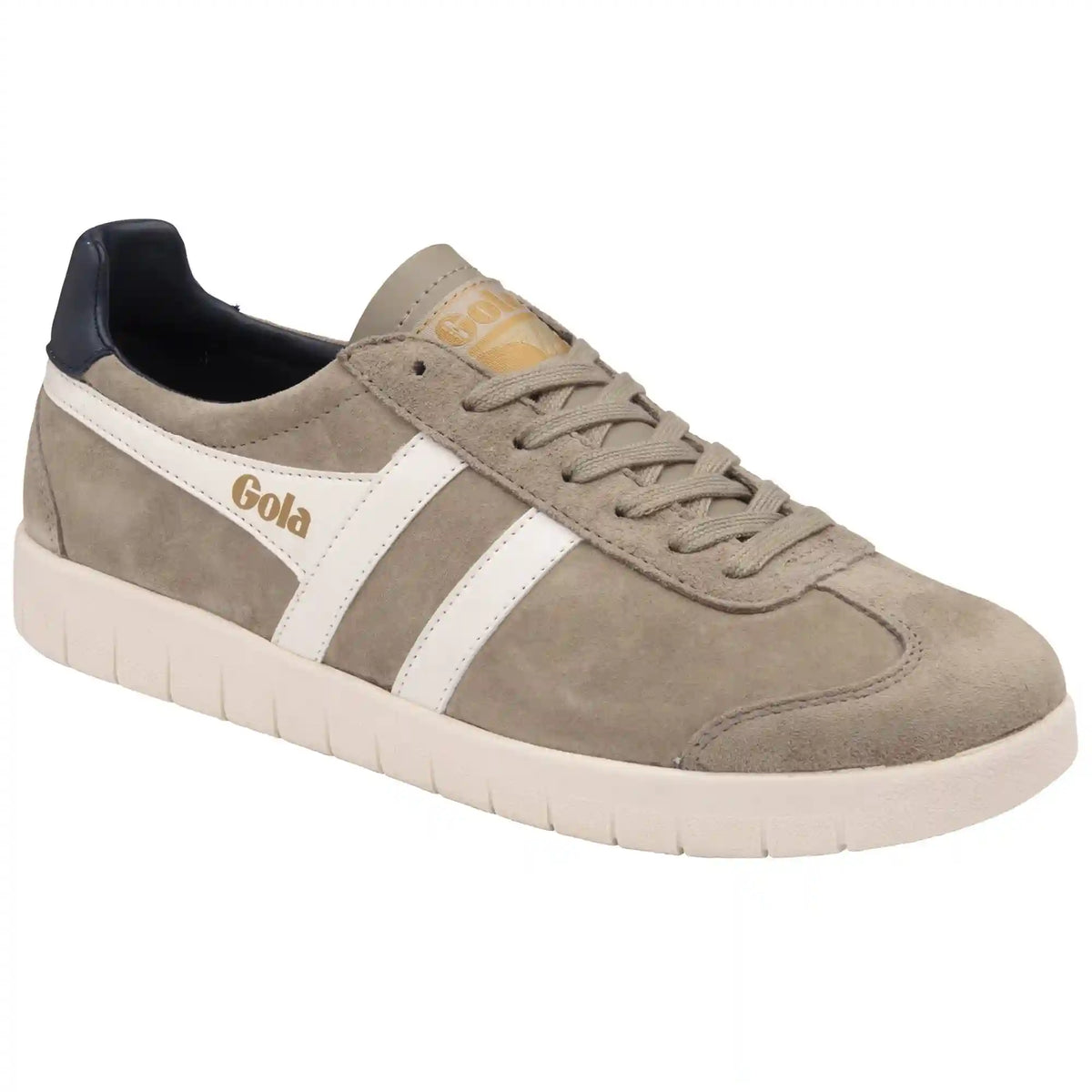 Gola Classics Men's Hurricane Suede Sneakers - Rhino/Off White/Navy