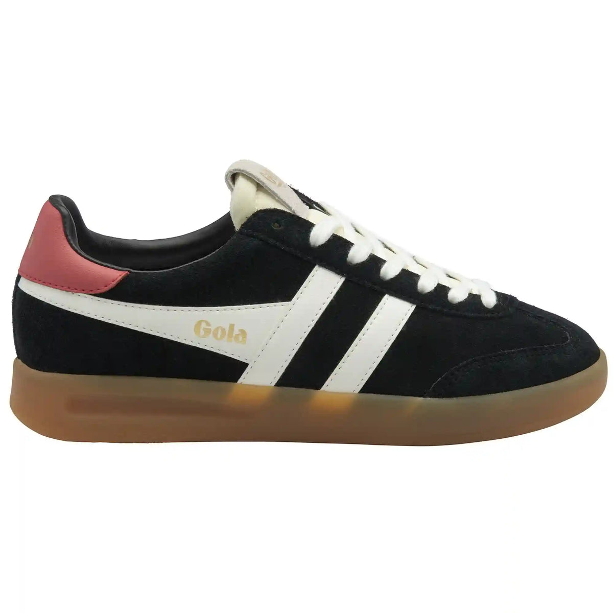Gola Classics Women's Cyclone Sneakers - Black/Off White/Coral/Gum