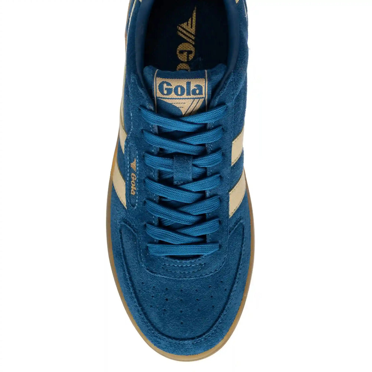 Gola Classics Women's Hawk Suede '86 Sneakers - Marine Blue/Buttermilk/Gum