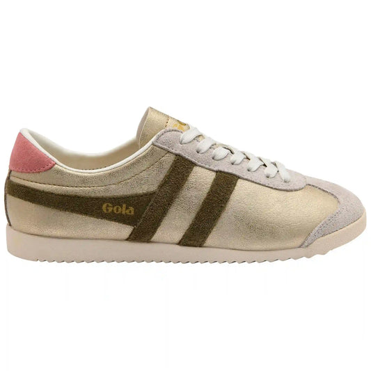 Gola Classics Women's Bullet Blaze Sneakers - Gold/Khaki/Coral Pink