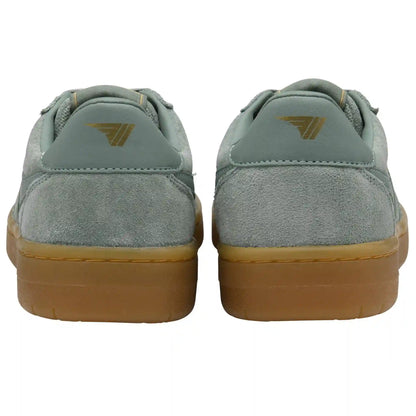 Gola Classics Women's Hawk Suede '86 Sneakers - Green Mist/Gum