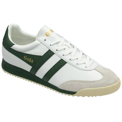 Gola Classics Men's Torpedo Leather Sneakers - White/Evergreen/Off White