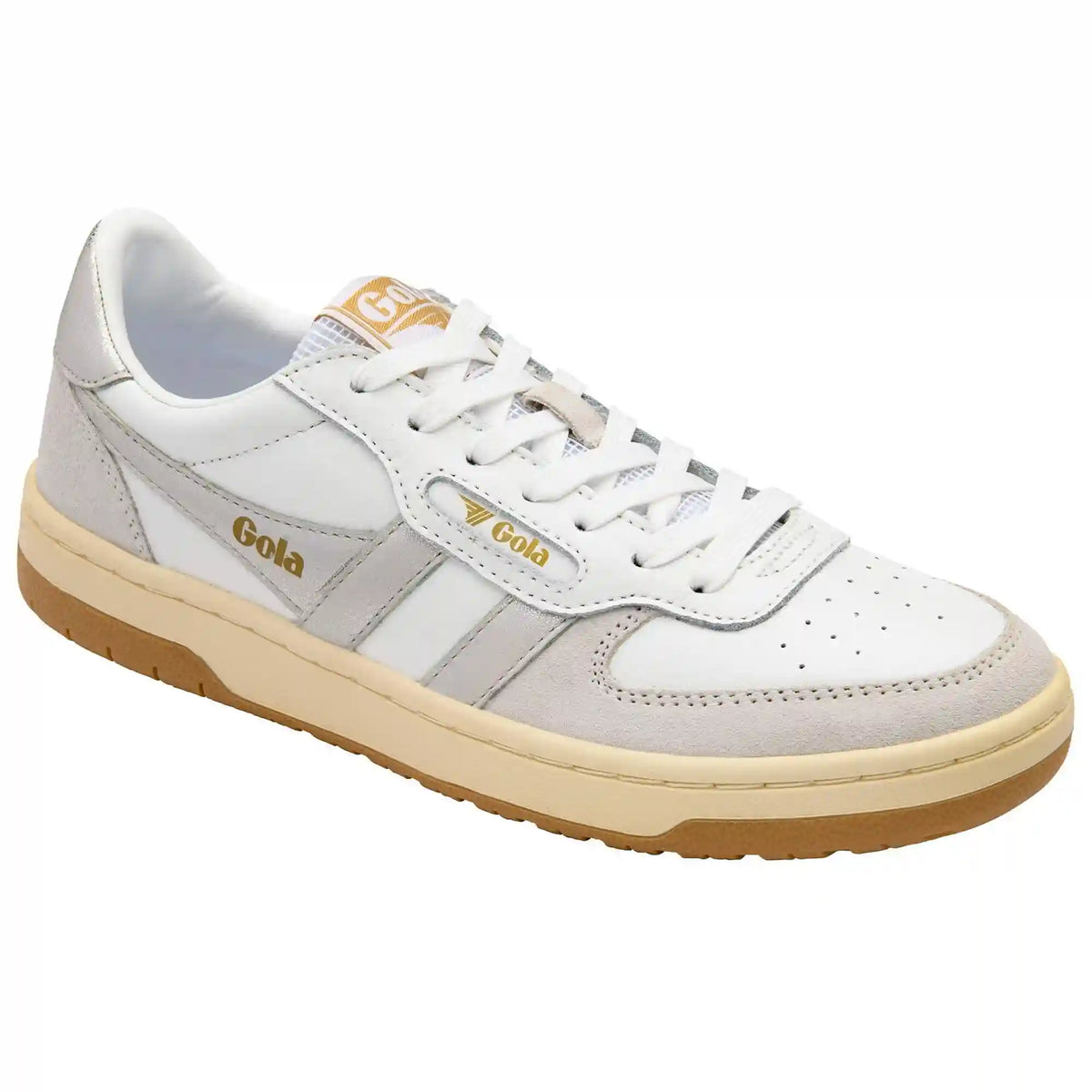 Gola Classics Women's Hawk Sneakers - White/Silver