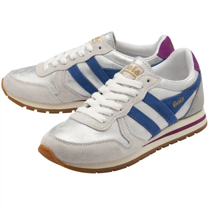 Gola Classics Women's Daytona Blaze Sneakers - White/Sapphire/Foxglove