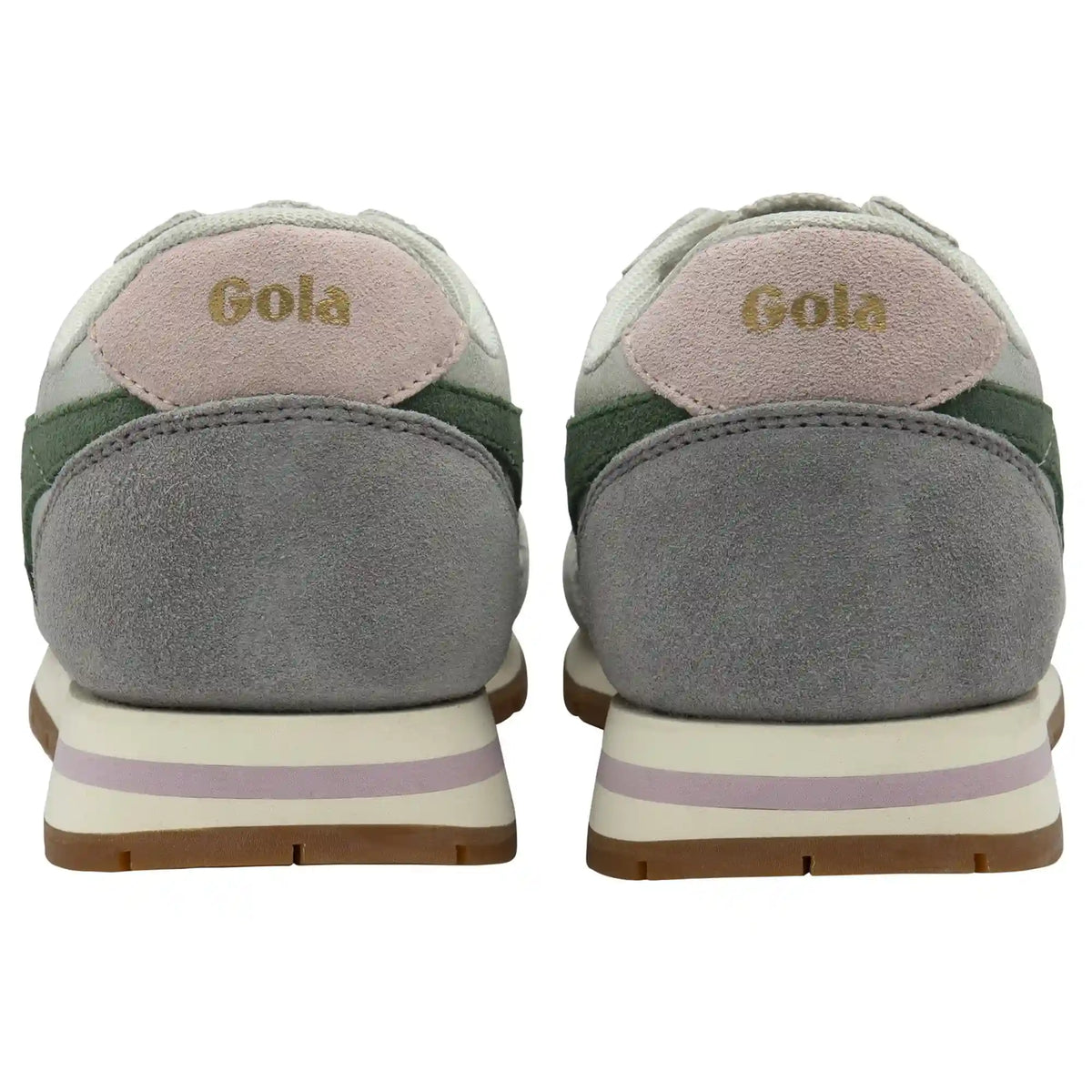 Gola Classics Women's Daytona Blaze Sneakers - Silver/Evergreen/Chalk Pink