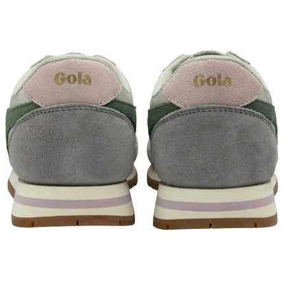Gola Classics Women's Daytona Blaze Sneakers - Silver/Evergreen/Chalk Pink