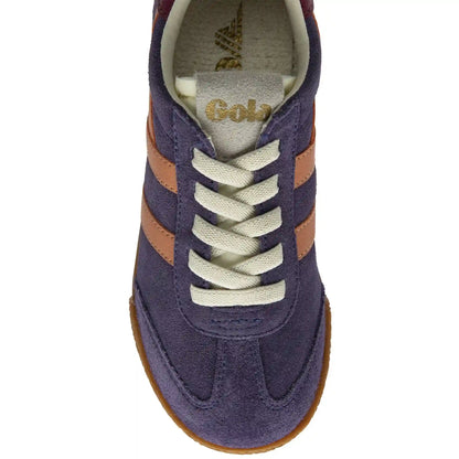 Gola Classics Kids' Elan Sneakers - Plum/Terracotta/Cerise
