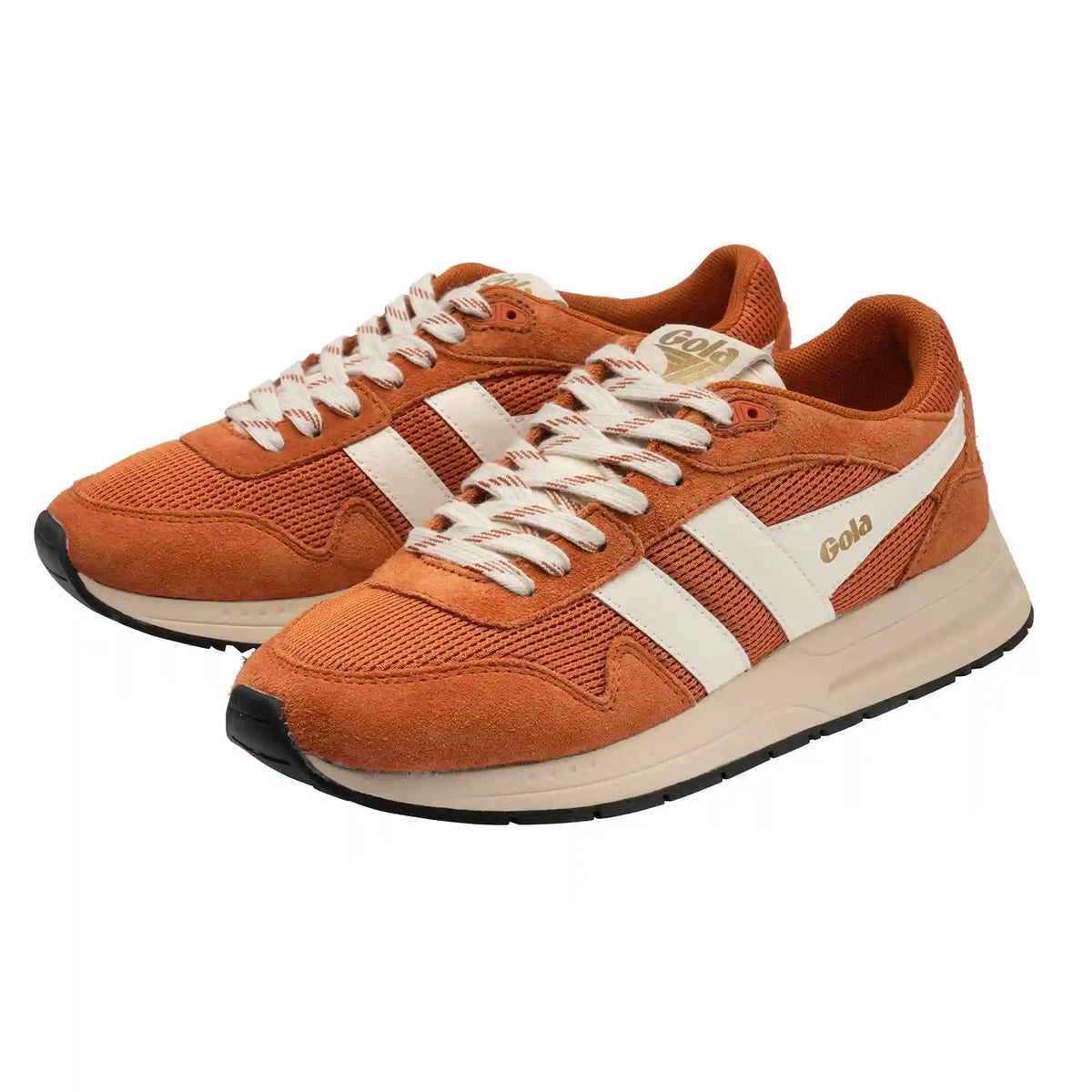 Gola Classics Women's Delta Sneakers - Moody Orange/Off White