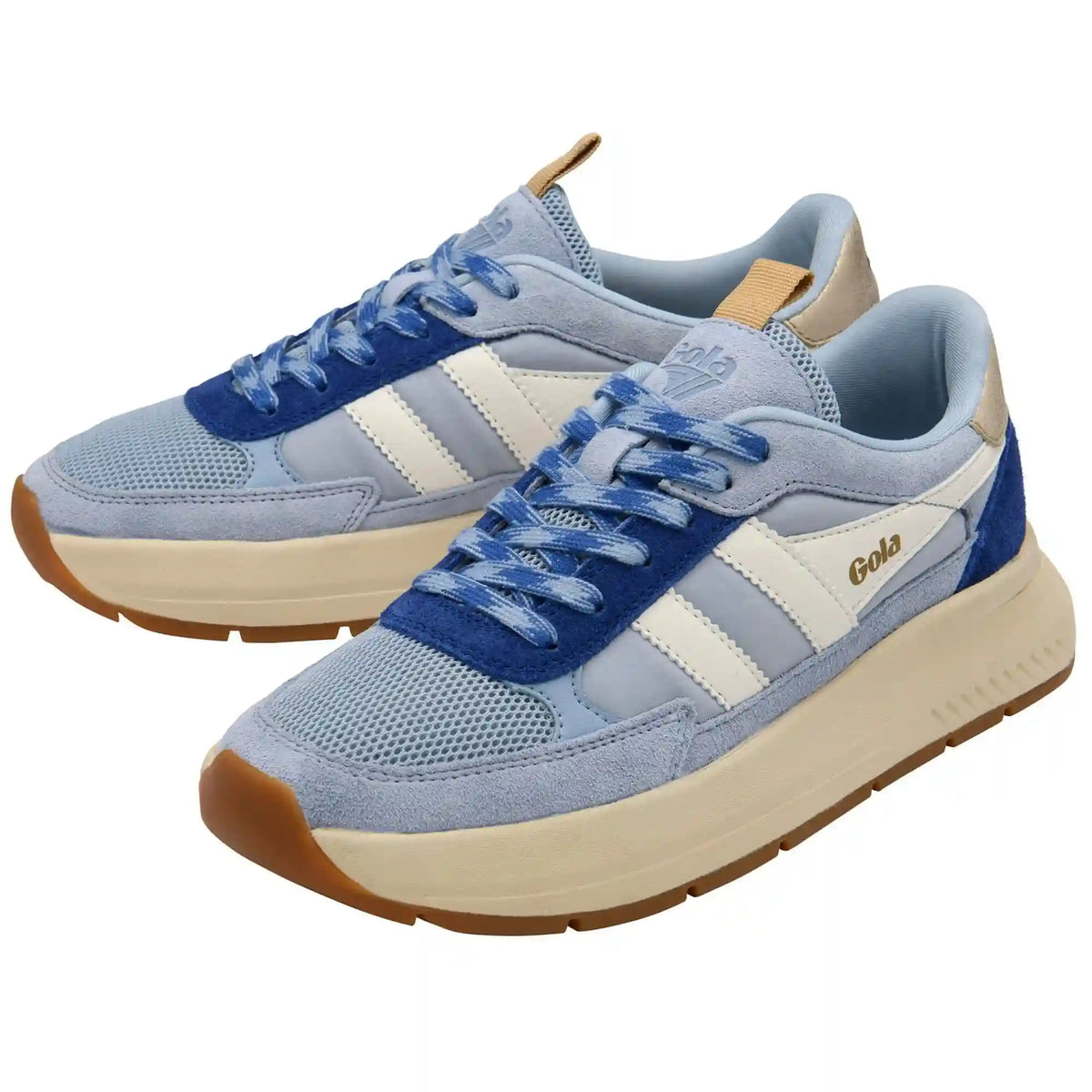 Gola Classics Women's Phoenix Sneakers - Air/Moonlight/Gold