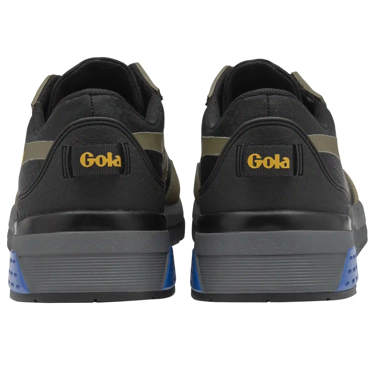 Gola Performance Men's Atomics Sneakers - Black/Khaki/Sun