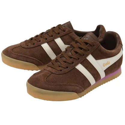 Gola Classics Women's Apollo Sneakers - Dark Brown/Off White/Dusty Rose/Gum