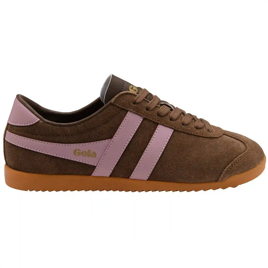 Gola Classics Women's Bullet Suede Sneakers - Dark Brown/Candy/Gum