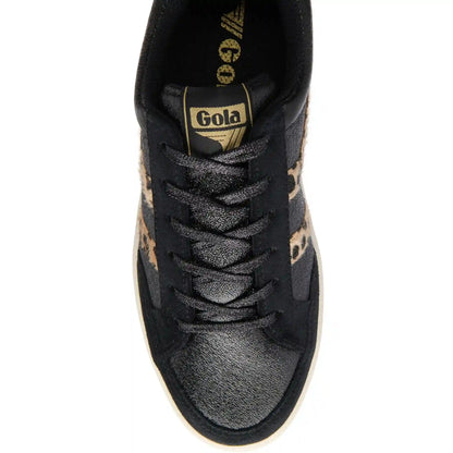 Gola Classics Women's Superslam Blaze II Sneakers - Black/Leopard/Bone