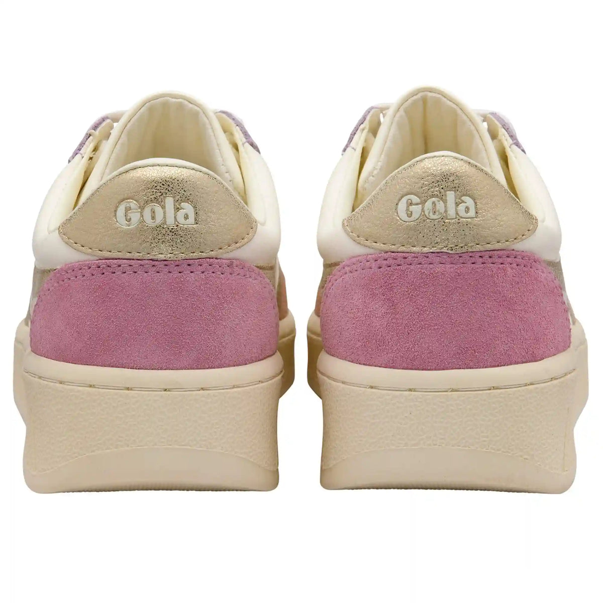 Gola Classics Women's Grandslam Quadrant Sneakers - Off White/Cameo/Gold/Candy