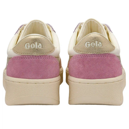 Gola Classics Women's Grandslam Quadrant Sneakers - Off White/Cameo/Gold/Candy