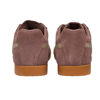 Gola Classics Women's Harrier Mirror Sneakers - Brownrose/Gold/Gum