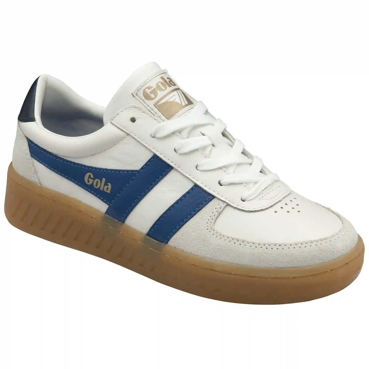 Gola Classics Women's Grandslam Elite Sneakers - White/Sapphire/Navy/Gum