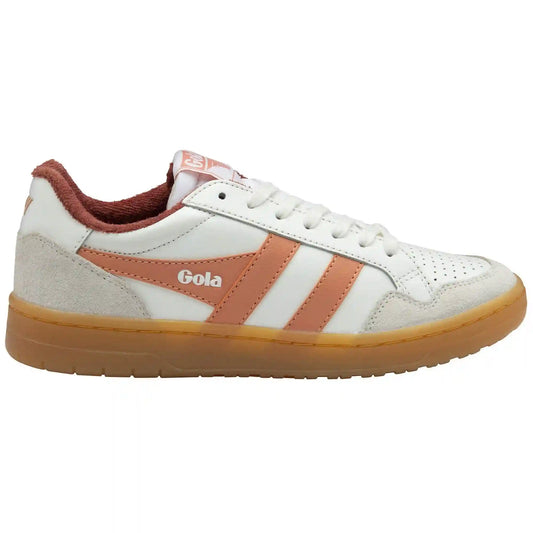 Gola Classics Women's Eagle '86 Sneakers - White/Terracotta/Red Ochre/Gum