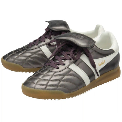 Gola Classics Women's Stadium '86 Sneakers - Pewter/Off White