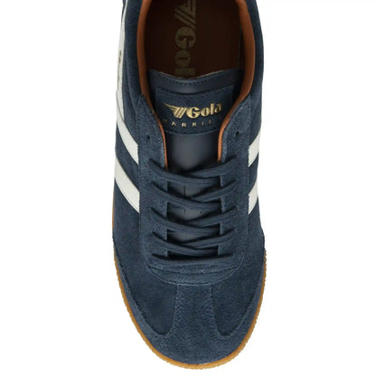 Gola Classics Men's Harrier Suede Sneakers - Navy/Off White/Moody Orange