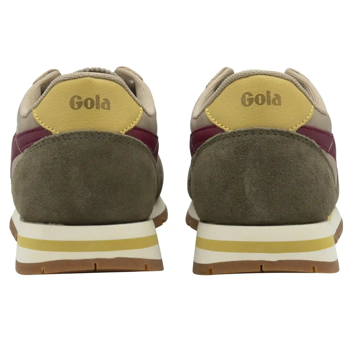 Gola Classics Women's Daytona Chute Sneakers - Bone/Khaki/Cerise