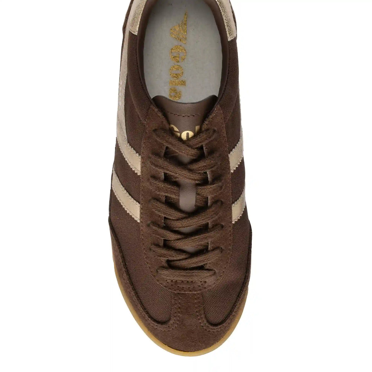 Gola Classics Women's Tornado Sneakers - Dark Brown/Gold