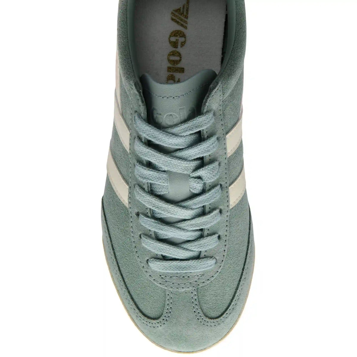 Gola Classics Women's Apollo Sneakers - Green Mist/Off White/Dark Brown