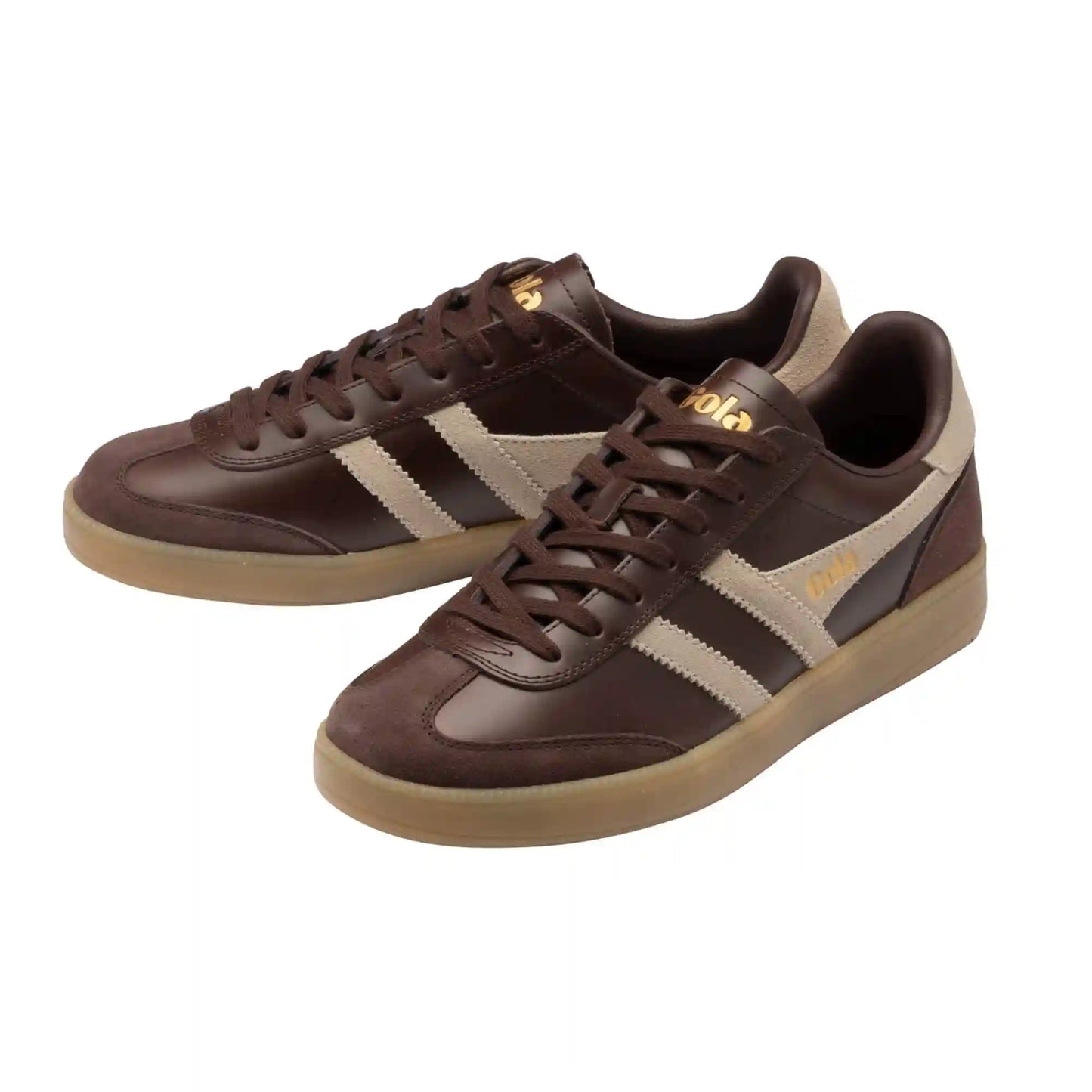 Gola Classics Men's Viper Serra Sneakers - Dark Brown/Bone/Gum