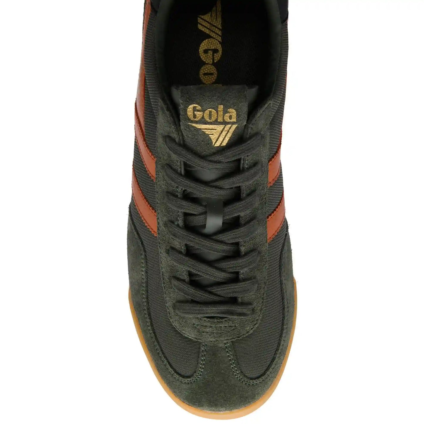Gola Classics Men's Europa Sneakers - Dark Khaki/Moody Orange/Black