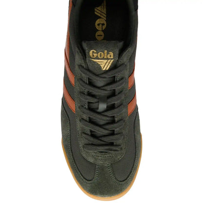 Gola Classics Men's Europa Sneakers - Dark Khaki/Moody Orange/Black