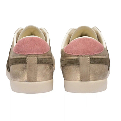 Gola Classics Women's Bullet Blaze Sneakers - Gold/Khaki/Coral Pink