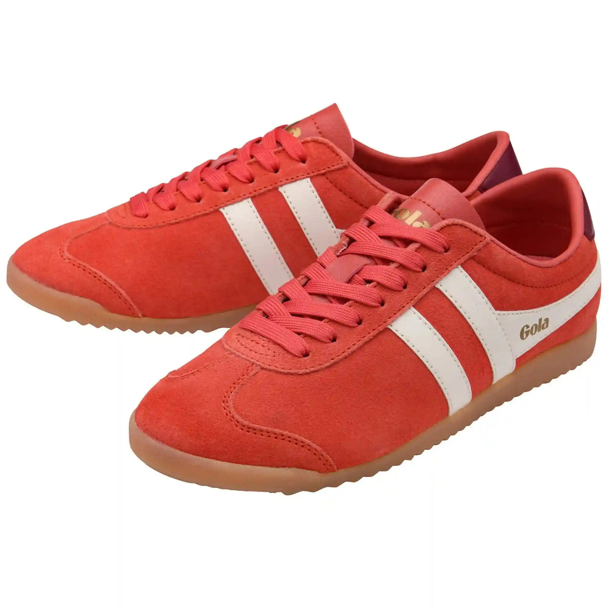Gola Classics Women's Bullet Suede Sneakers - Coral/Off White/Pale Gum