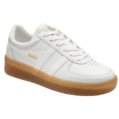 Gola Classics Women's Grandslam Leather Sneakers - White/White/Gum