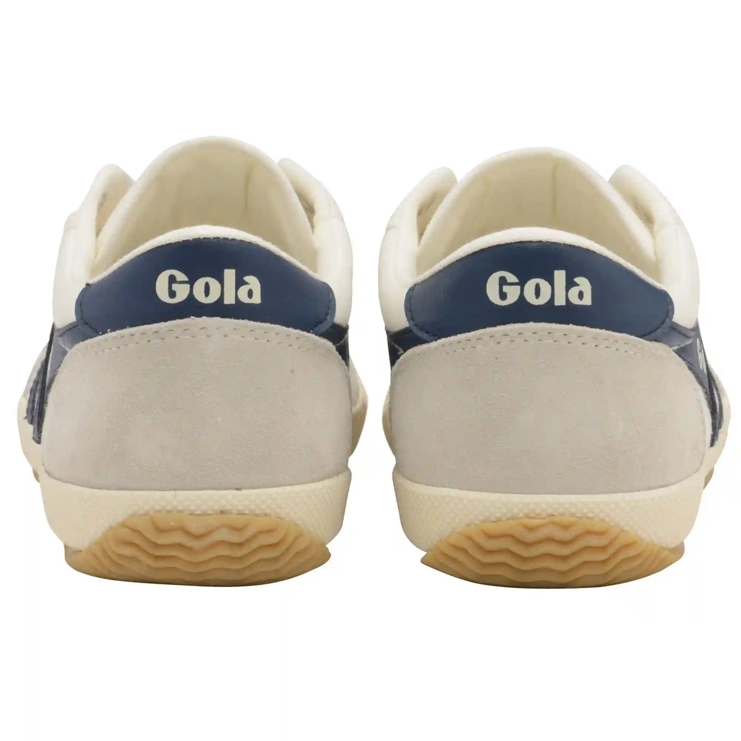 Gola Classics Men's Badminton Plimsoll Sneakers - Off White/Baltic