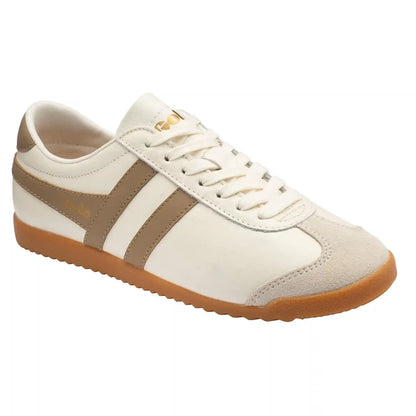 Gola Classics Women's Bullet Leather Sneakers - Off White/Light Caramel/Gum