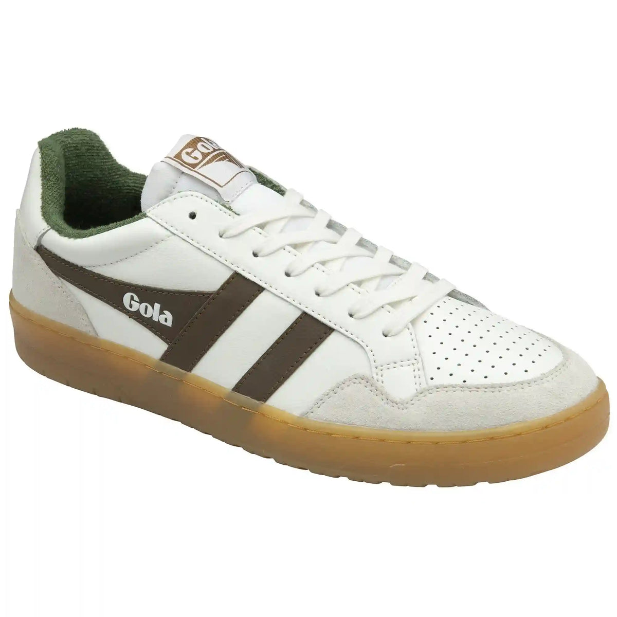 Gola Classics Men's Eagle '86 Sneakers - White/Otter/Evergreen/Gum