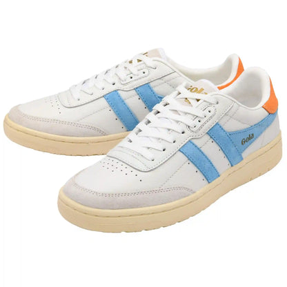 Gola Classics Women's Falcon Sneakers - White/Lake/Apricot