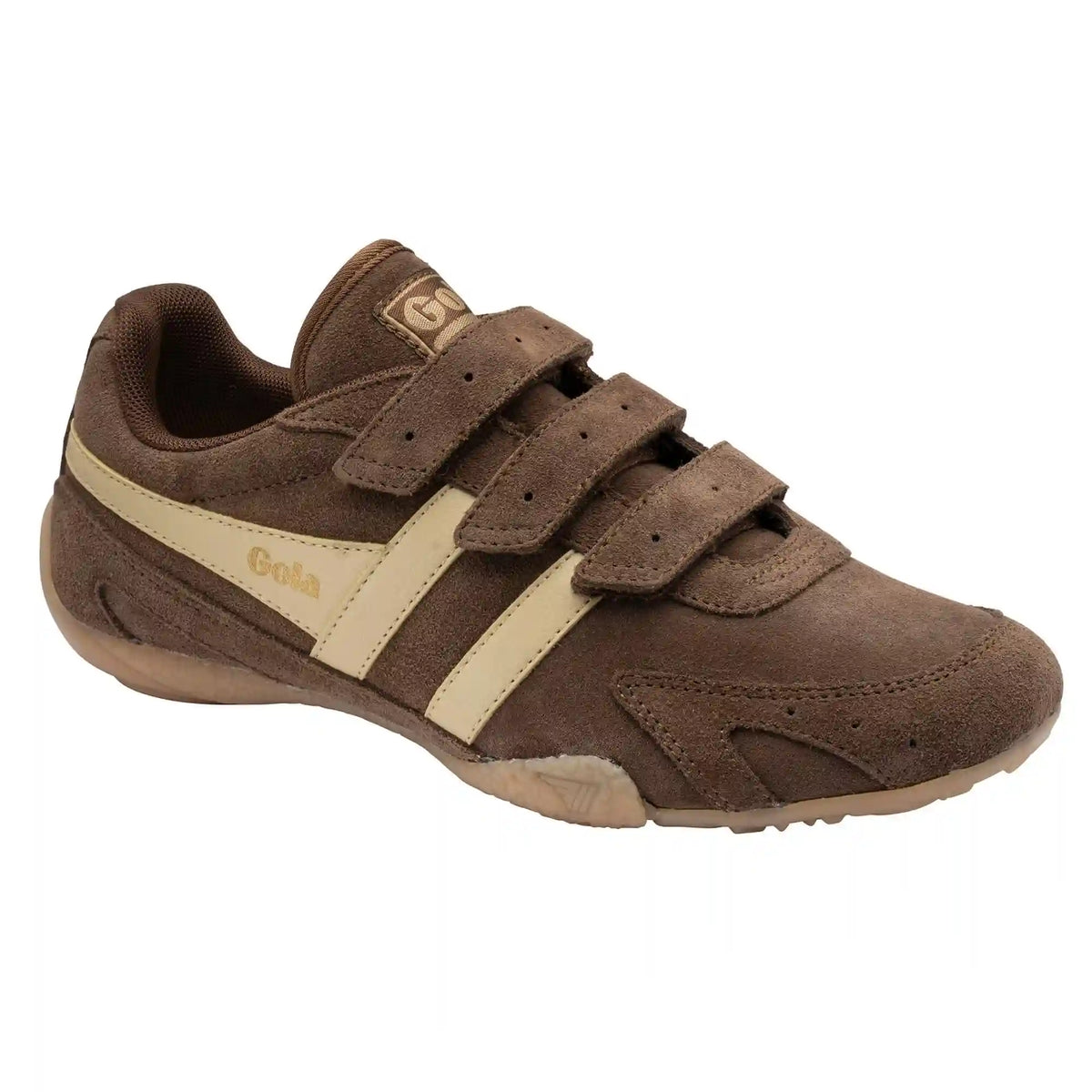 Gola Classics Women's Connect Suede Strap Sneakers - Otter/Buttermilk/Gum