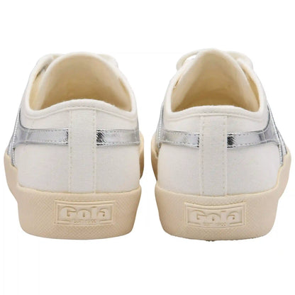 Vegan Gola Classics Women's Coaster - Off White/Silver
