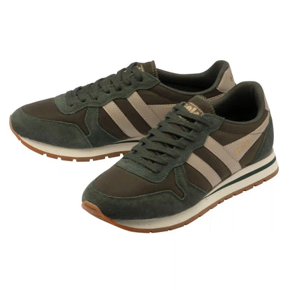 Gola Classics Men's Daytona Chute Sneakers - Dark Khaki/Bone
