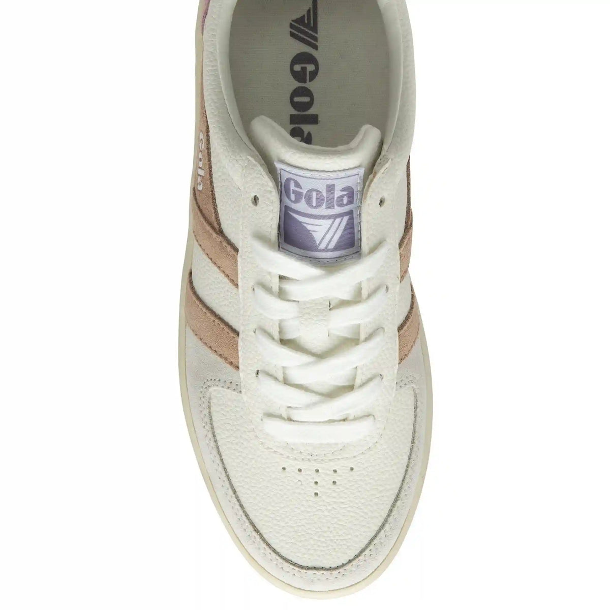 Gola Classics Women's Grandslam Trident Sneakers - White/Cameo/Lily