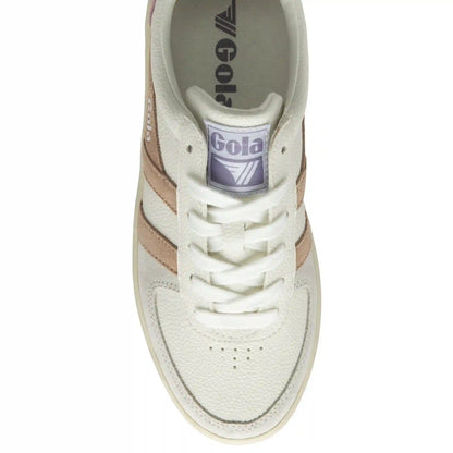 Gola Classics Women's Grandslam Trident Sneakers - White/Cameo/Lily