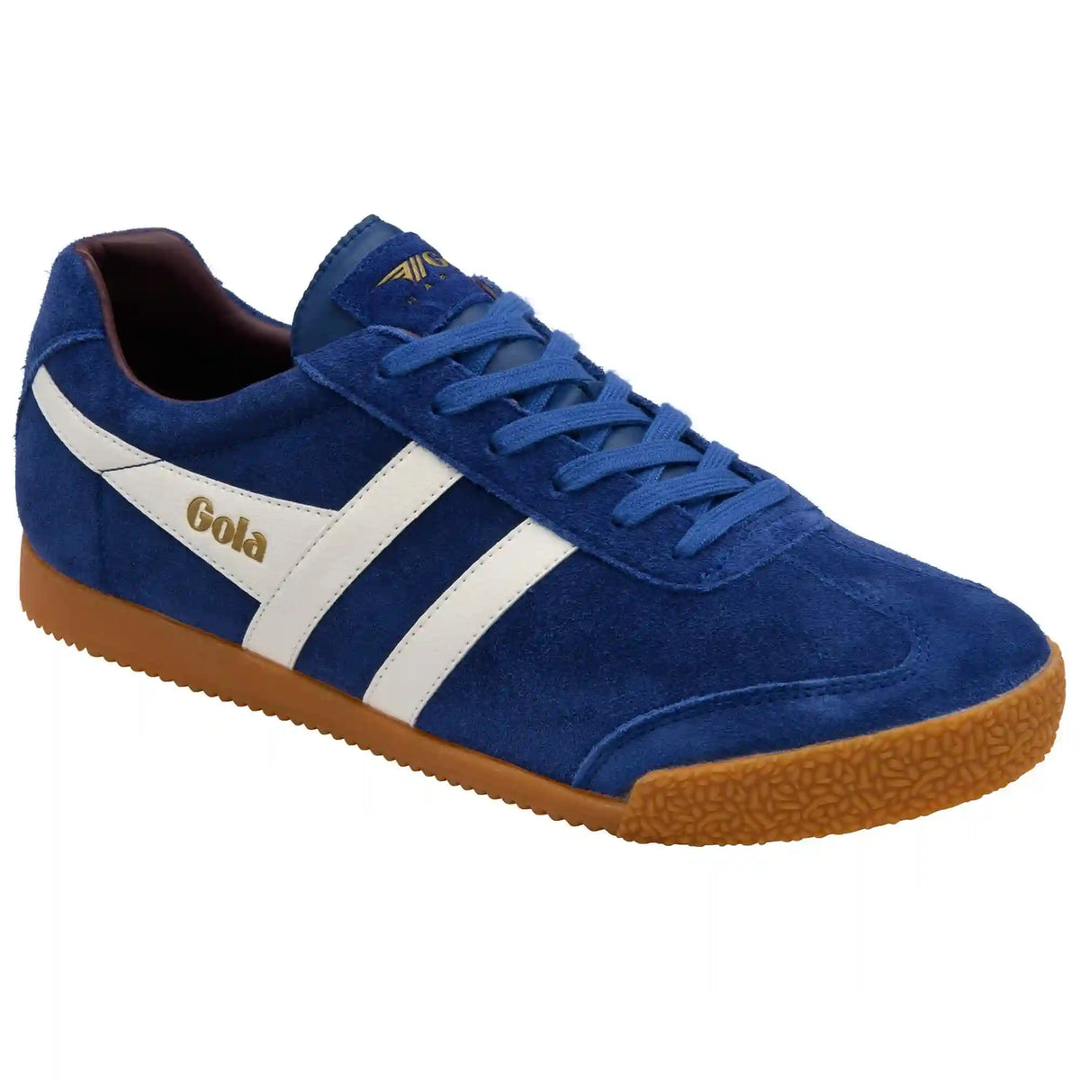 Gola Classics Men's Harrier Suede Sneakers - Deep Blue/Off White/Burgundy