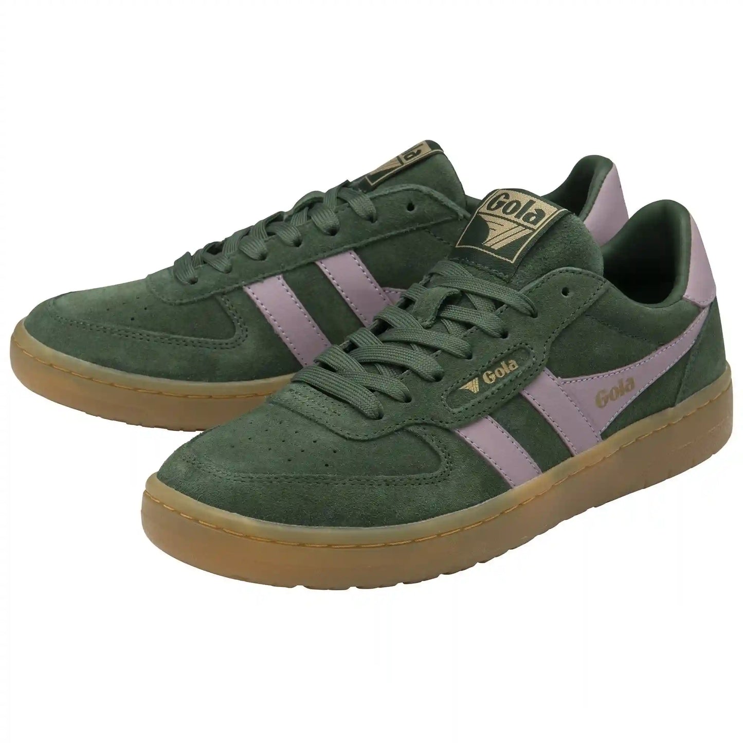 Gola Classics Women's Hawk Suede '86 Sneakers - Evergreen/Candy/Gum