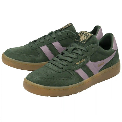 Gola Classics Women's Hawk Suede '86 Sneakers - Evergreen/Candy/Gum