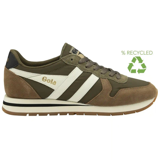 Gola Classics Men's Daytona Chute Sneakers - Khaki/Tobacco/Off White