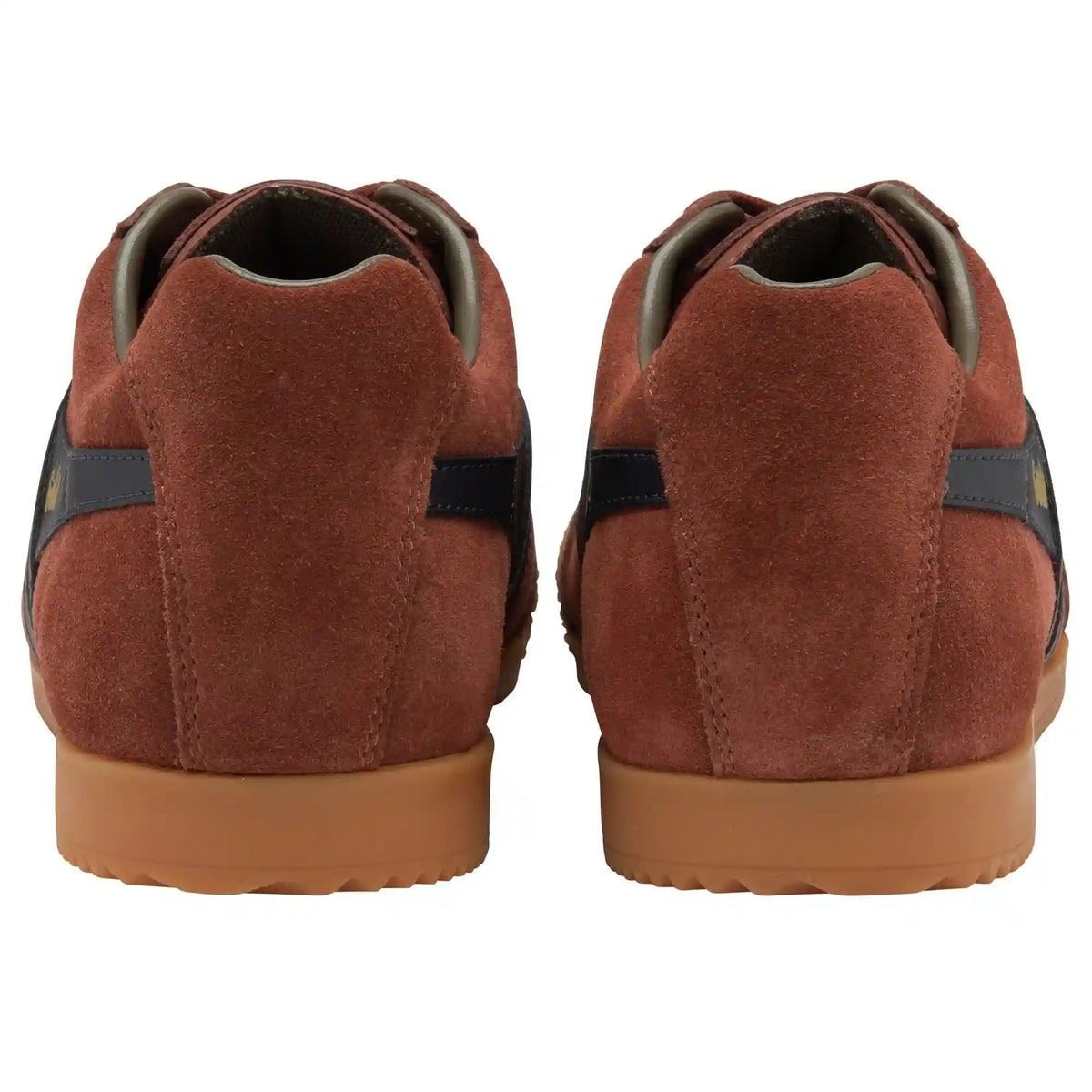 Gola Classics Men's Harrier Suede Sneakers - Rust/Navy/Khaki